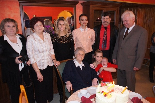 Weronika Bryl świętowała 102. urodziny w rodzinnym gronie