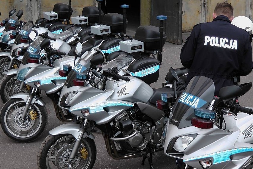 Nowoczesne motocykle dla policji
