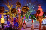 Magię Świąt spod Tarnowa widać chyba z kosmosu! Ogród rodziny Tarkowskich i dekoracje rozświetla tysiące lampek [ZDJĘCIA]