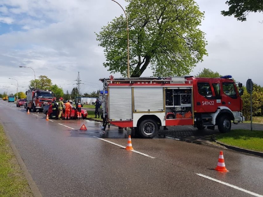 Tczew: wypadek samochodowy na ul. Rokickiej [13.05.2020]