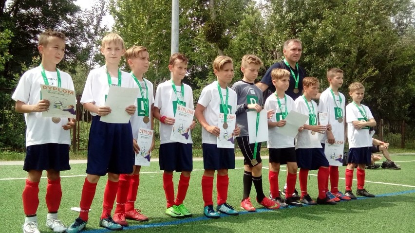 Drużyny sycowskiej Pogoni na turnieju piłkarskim Deichmann Cup 2018