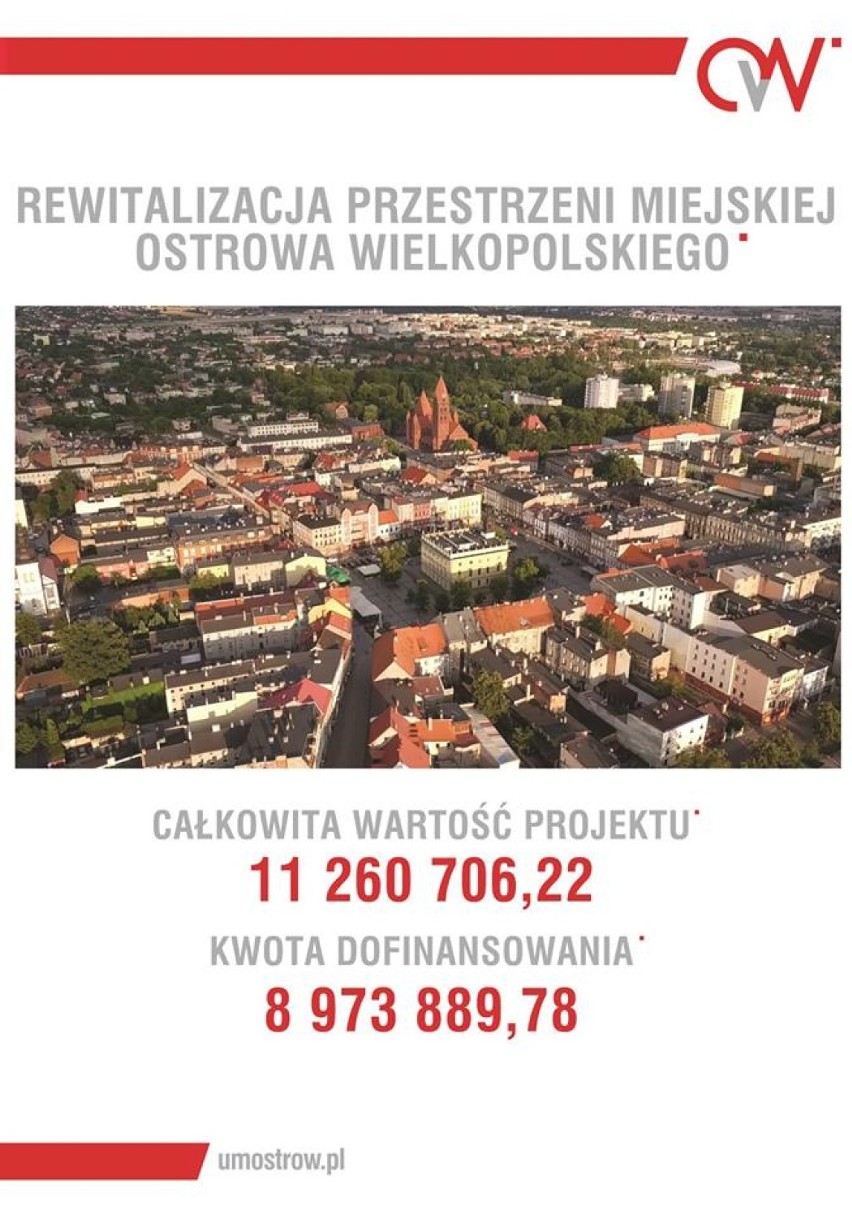 Miliony na rewitalizację Ostrowa Wielkopolskiego