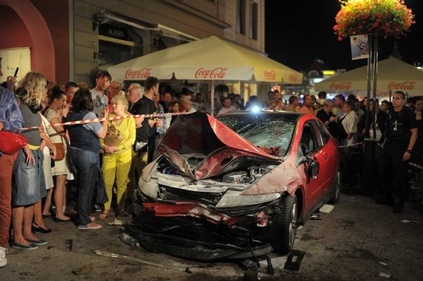 Wypadek na Monciaku w Sopocie, 19 lipca 2014