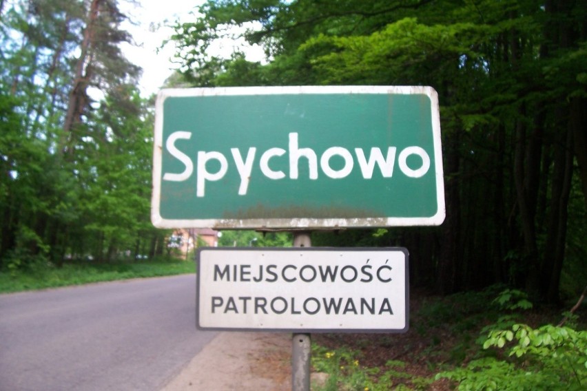 Znak z nazwą miejscowości. Fot. Dominik Parzych