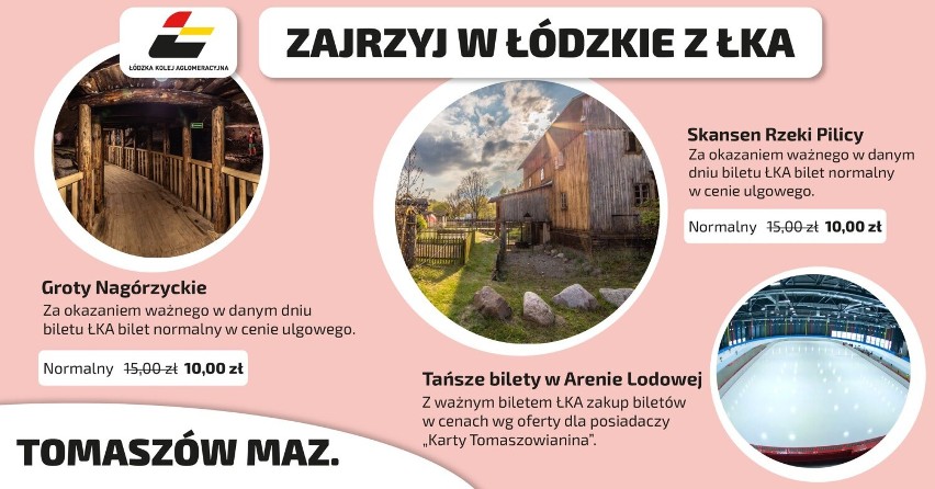 Wakacyjna oferta ŁKA dla turystów. Specjalne oferty dla podróżujących do Tomaszowa i Drzewicy