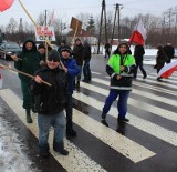 Ludwinów: Rolnicy blokowali krajową 12