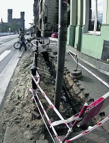 Wrocław: Niebezpieczny wykop przy Krupniczej
