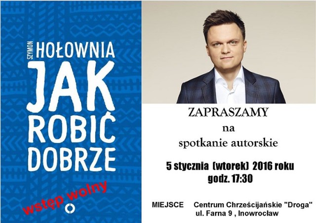 Spotkanie z Szymonem Hołownią w Inowrocławiu.
