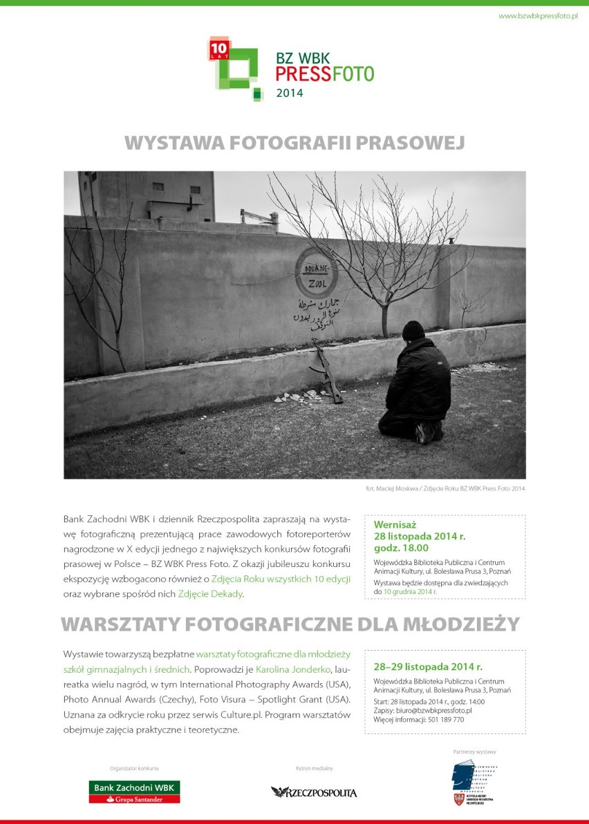 Warsztaty fotograficzne na BZ WBK Press Foto 2014 w Poznaniu