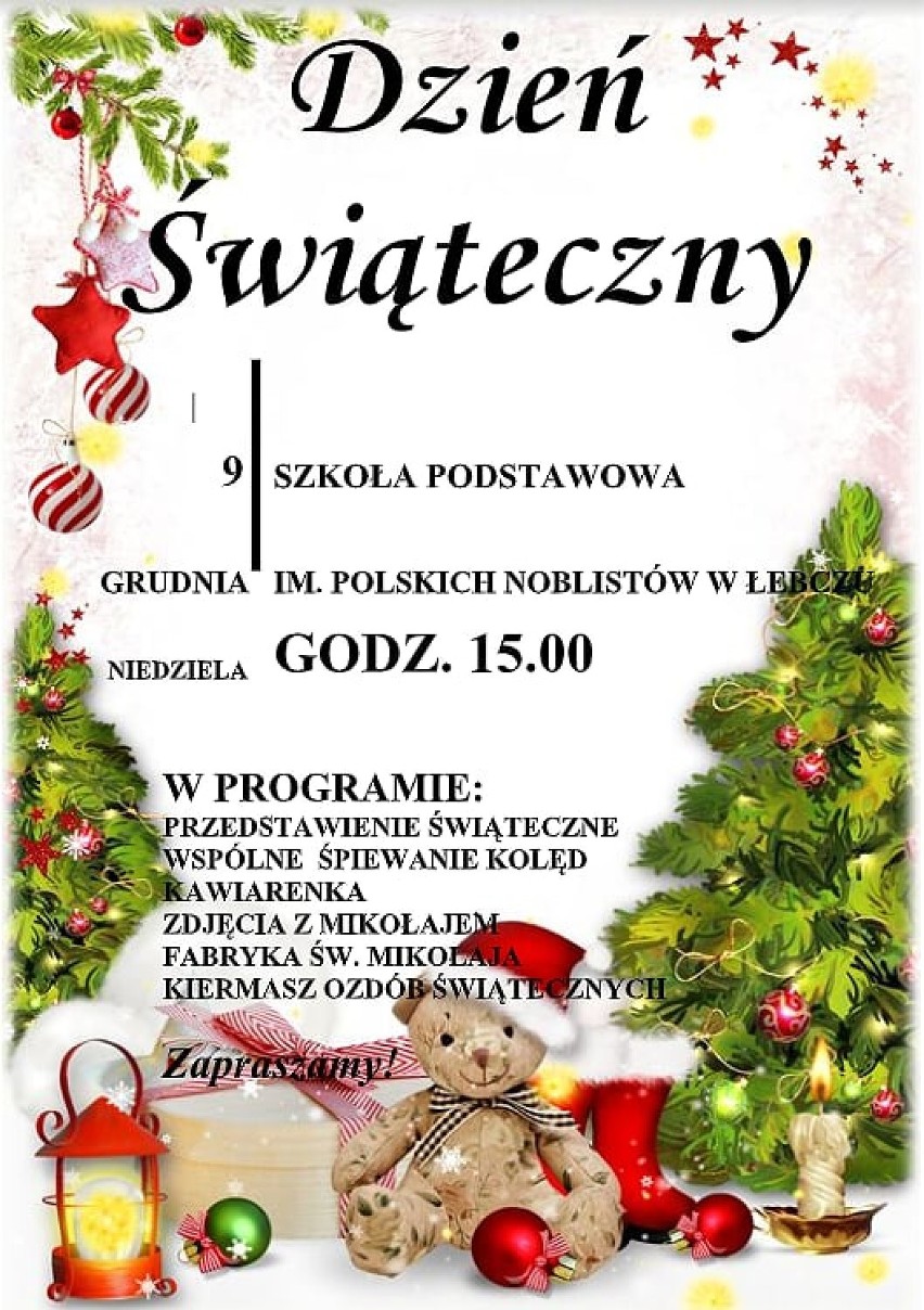 Imprezownik powiatu puckiego, grudzień 2018: świąteczny jarmart, wizyty świętego Mikołaja, wieczór wspomnień i turniej baśki