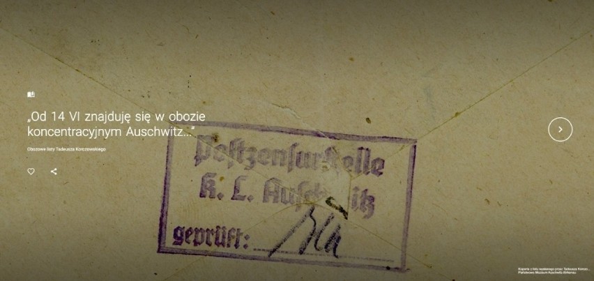 Listy więźnia I transportu do Auschwitz pisane do bliskich