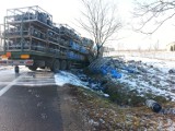 Wypadek pod Strykowem. Dwie osoby zostały ranne