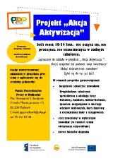 Nie pracujesz, nie uczysz się? Zgłoś się do udziału w projekcie "Akcja Aktywizacja"