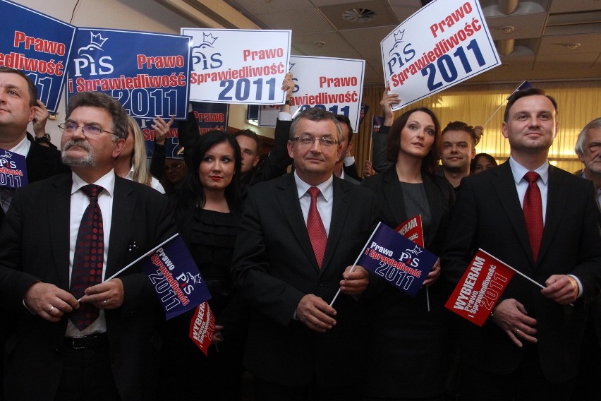 Wyniki wyborów 2011 Kraków: sztab wyborczy PiS [ZDJĘCIA]