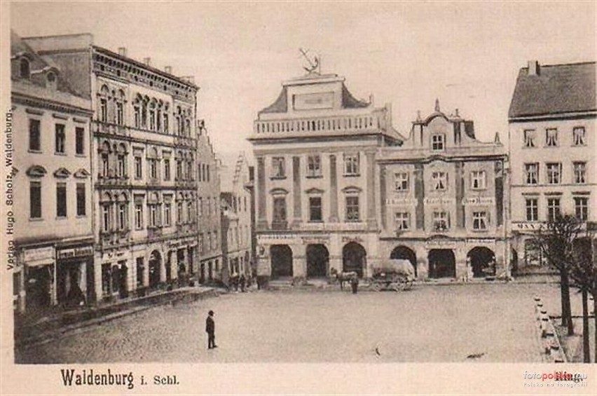 Rynek w Wałbrzychu na starych zdjęciach i rycinach