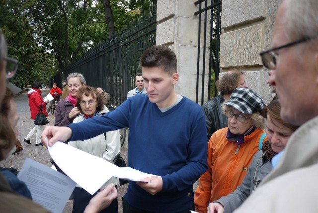 Marcin Budzyński patriotycznie zakręcony student: protest