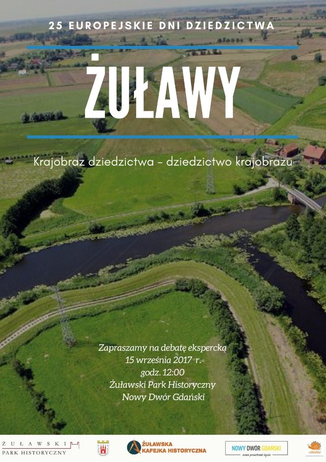 Nowy Dwór Gdański. W piątek, 15 września w Żuławskim Parku Historycznym odbędzie się debata ekspercka „Żuławy. Krajobraz dziedzictwa - dziedzictwo krajobrazu”. Początek o godzinie 12.00.