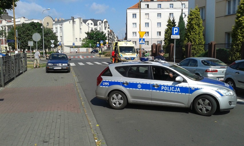 Wypadek na ulicy Ułańskiej w Kaliszu