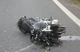 Wypadek motocyklisty w Siewierzu