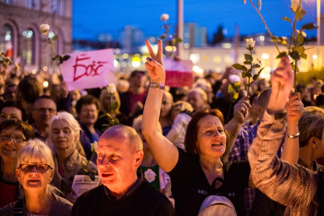 Protest przed sądem w Gdyni 20.07.2017