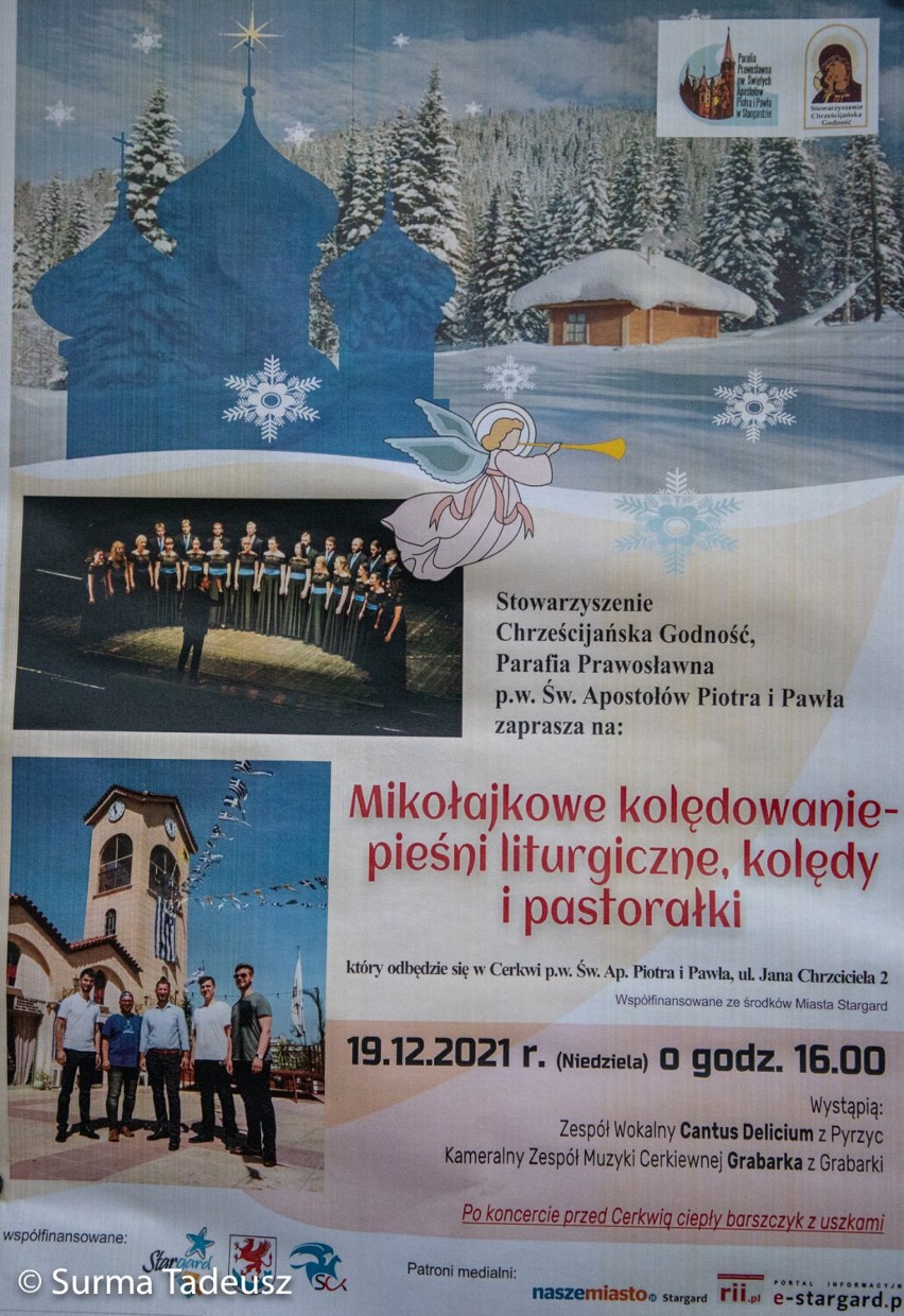 Anielskie głosy wypełniły prawosławną cerkiew w Stargardzie. Odbyło się "Mikołajkowe kolędowanie - pieśni liturgiczne, kolędy i pastorałki"