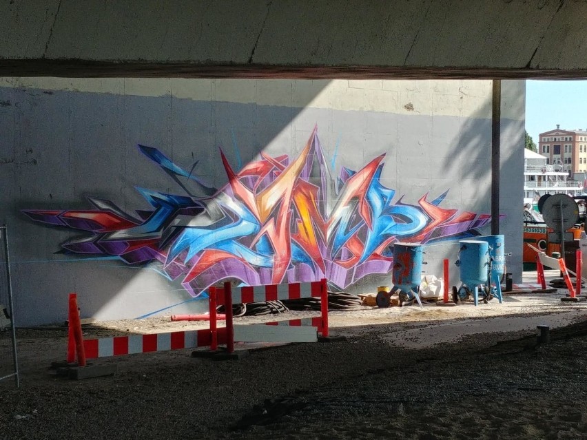 Pod Trasą Zamkową są już nowe graffiti [ZDJĘCIA]