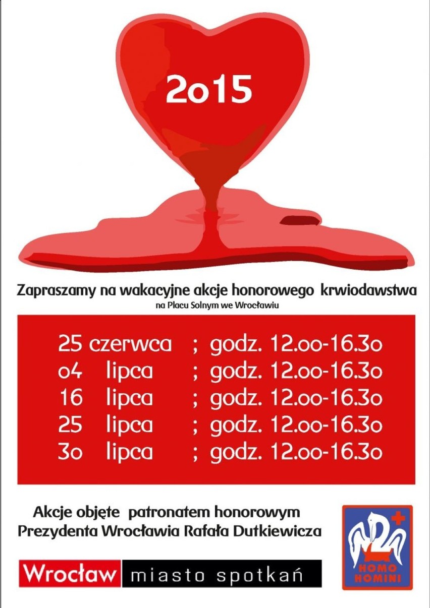Oddawanie krwi we Wrocławiu jest możliwe w siedzibie RCKiK...