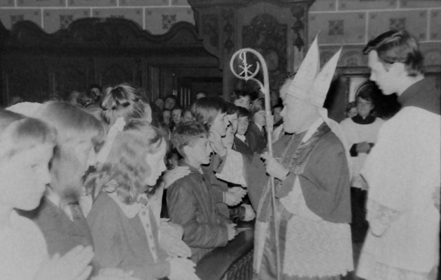 Biskup włocławski z wizytą w sieradzkiej kolegiacie