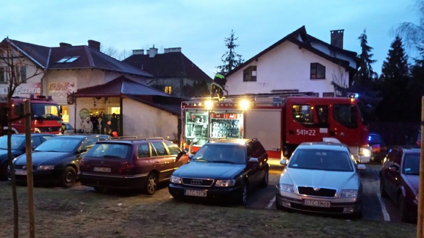 pożar przy ul. Armii Krajowej w Tczewie