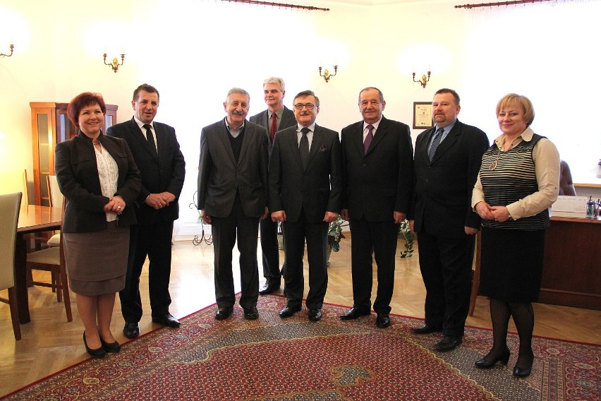 W środę starosta puławski Witold Popiołek gościł Ambasadora Republiki Mołdawii w Polsce Iurija Bodruga