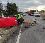 Policja o śmiertelnym wypadku w Przytkowicach: kierowca tira niewinny. Sprawę bada prokurator