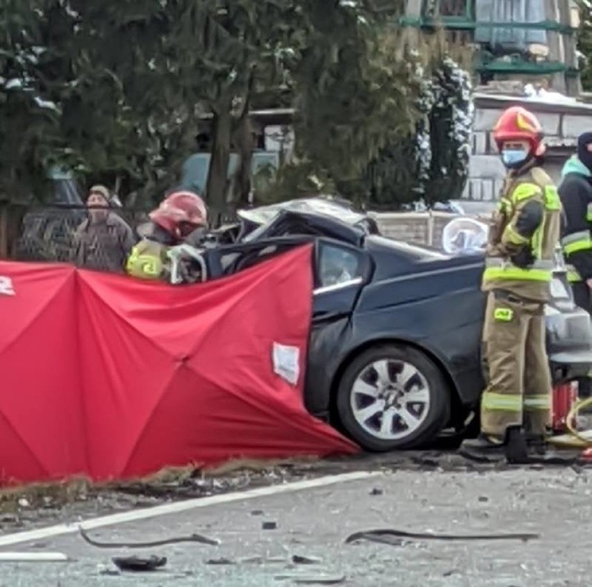 Śmiertelny wypadek drogowy w Przytkowicach