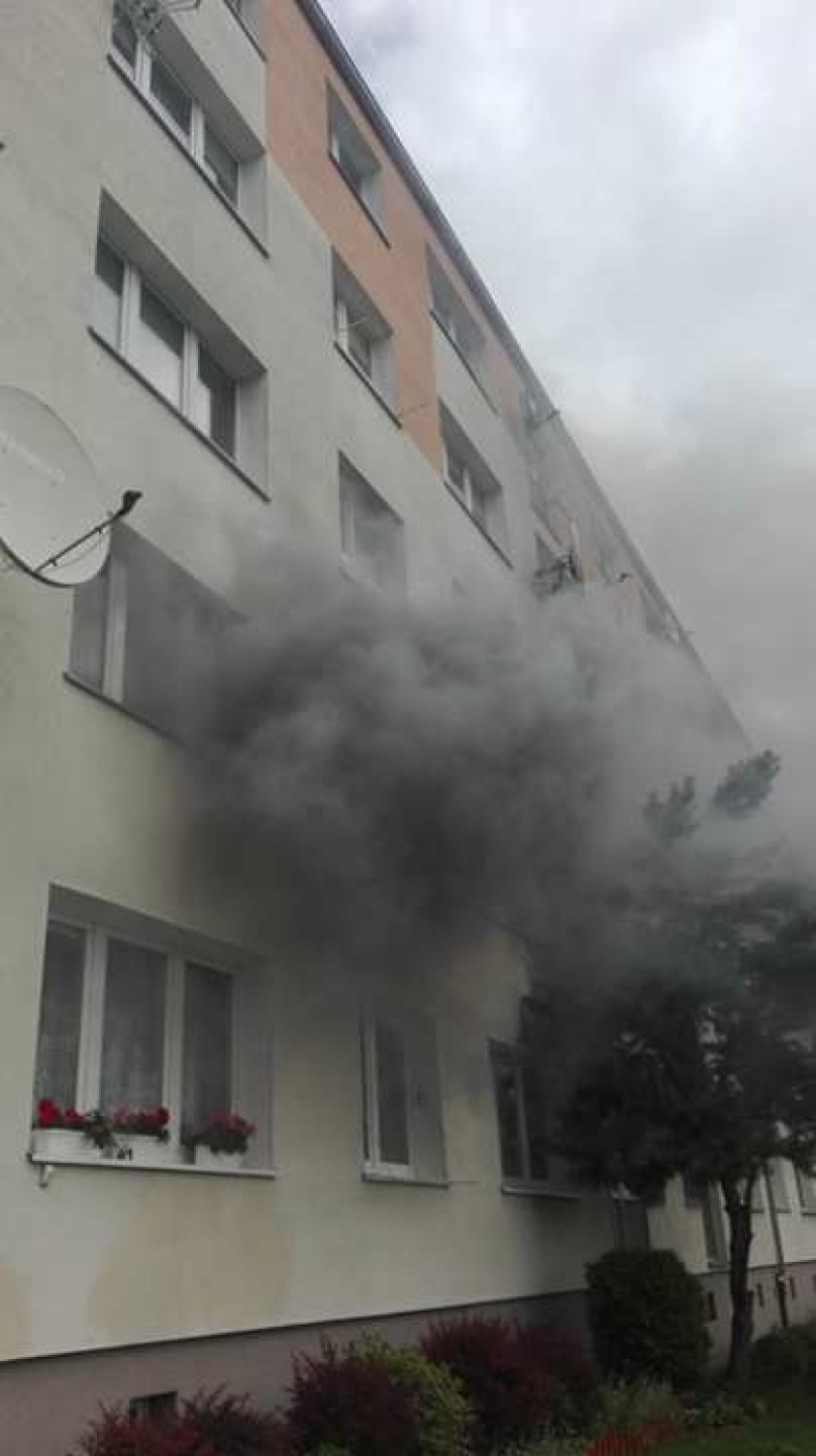 Szczecin: Przy ul. Rugiańskiej w Szczecinie wybuchł gaz. Są poszkodowani [zdjęcia]