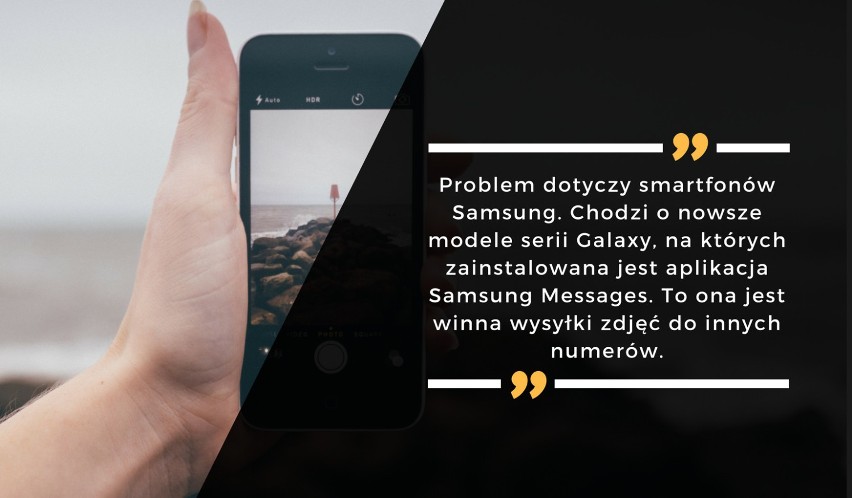 Problem dotyczy smartfonów Samsung. Chodzi o nowsze modele...