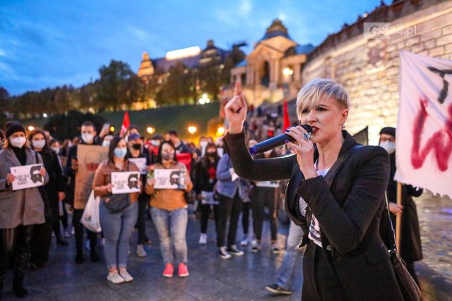 Protest (nie tylko) kobiet w Szczecinie