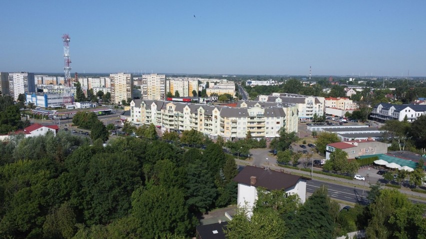 Sieradz z lotu ptaka. Zobacz wykonane dronem ZDJĘCIA autorstwa sieradzanina Mariana Piekielniaka