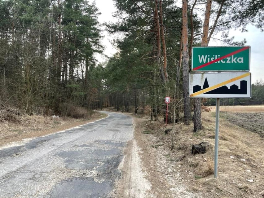 Droga powiatowa w Wiśliczce