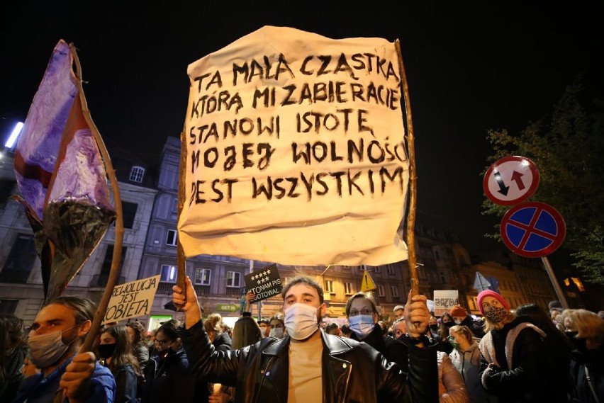 Protest Kobiet w Katowicach.