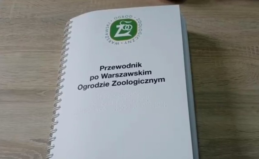 Zoo w Warszawie wydało pierwszy w Polsce przewodnik dla...