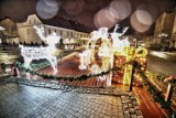 Ozdoby świąteczne w Mikołowie zachwycają wieczorową porą ZDJĘCIA
