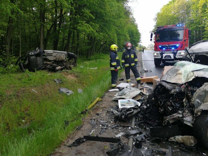 Wypadek w okolicach Rościszewa. 2 poszkodowanych. 24.05.2020...