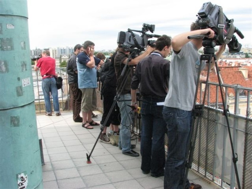 Nie zabrakło też mediów (w tym Wiadomosci24.pl). Fot. Magda...