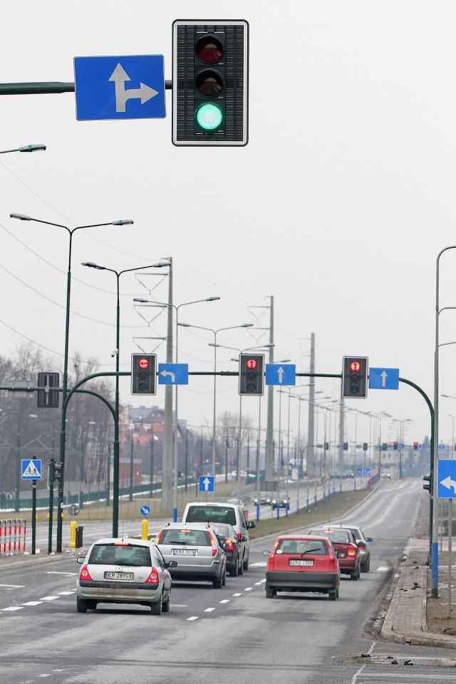 Szybsza jazda po Krakowie - ulicami Bobrzyńskiego i Grota-Roweckiego pojedziemy z prędkością 70 km/h.