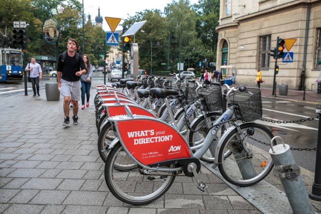 17.08.2016 krakow  
 stacja rowerowa miejski rower wielopole poczta glowna
fot.anna kaczmarz  / dziennik polski / polska press