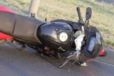 Wypadek na DK 5 pod Bydgoszczą. Motocyklista zderzył się z volkswagenem transporterem
