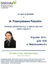 Przemysław Potocki w MBP w Skierniewicach