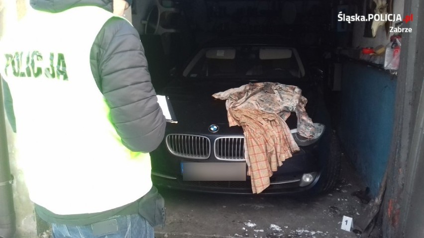 W  jednym z garaży w centrum Zabrza, znaleźli skradzione BMW warte 100 tys. zł
