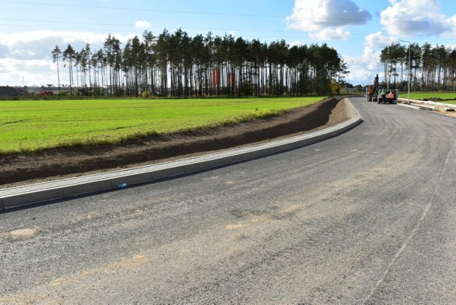 Na takim etapie budowy jest teraz łącznik między ulicą Cegielnianą i Budowlaną w Tucholi