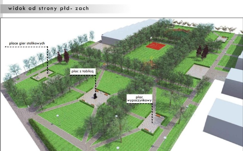Gdańsk: Skwery na Oruni Dolnej będą przebudowane. W planach nowy deptak, boisko i miejsce do grillowania