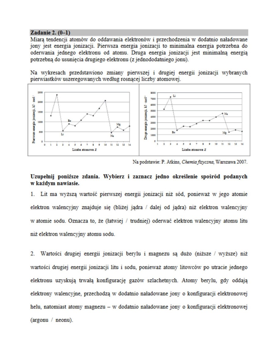 Matura chemia 2017 rozszerzona Odpowiedzi. Pytania na...